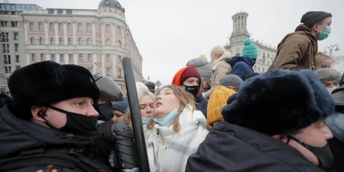 Protest susţinere Alexei Navalnîi - Rusia / 23 ian 2021 / FOTO EPA - EFE