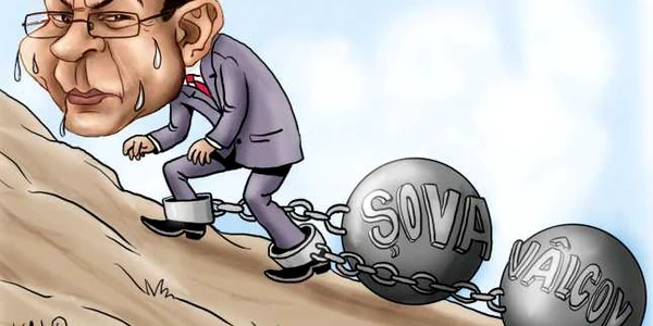 CARICATURA vali Ivan Ponta - Sova - Valcov