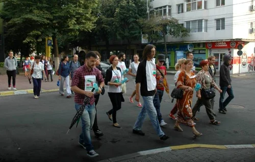 Constanţa - protest paşnic pentru Roşia Montana