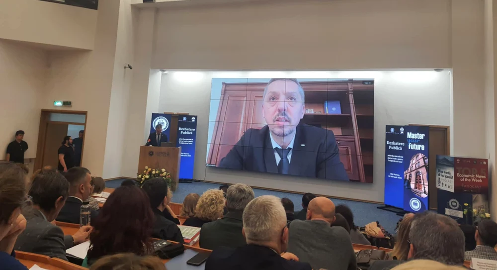 Daniel David a fost prezent, online, la dezbaterea de la Cluj-Napoca. FOTO: Remus Florescu