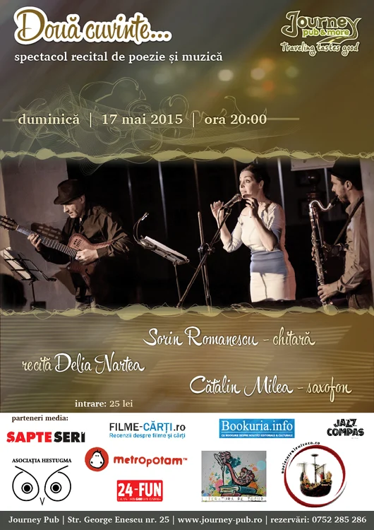 Acest spectacolul de teatru, poezie și muzică face parte dintr-un proiect mai amplu lansat de actrița Delia Nartea