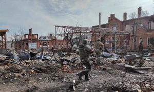 Ucraina a pierdut aproape întreg teritoriul pe care îl cucerise în regiunea Kursk FOTO EPA-EFE