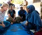 Ducesa Sophie la granița cu Sudanul