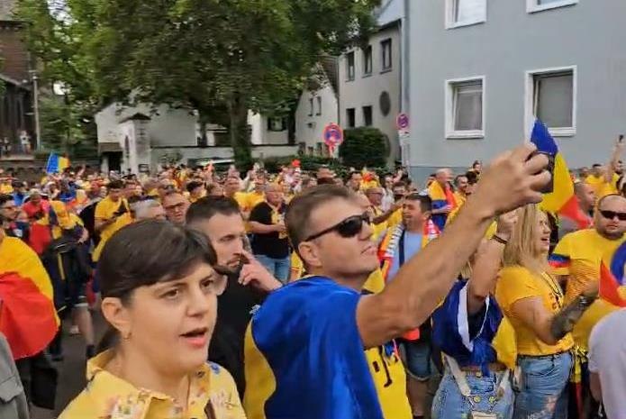 Apariție surprinzătoare la Koln. Laura Codruța Kovesi, fostul procuror șef al DNA, alături de suporterii români la meciul cu Belgia VIDEO Apariție surprinzătoare la Koln. Laura Codruța Kovesi, fostul procuror șef al DNA, alături de suporterii români la meciul cu Belgia VIDEO