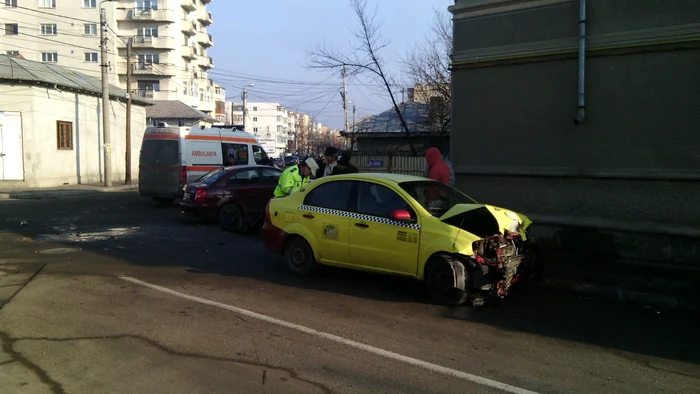 Accidentul s-a soldat cu r[nirea unei femei