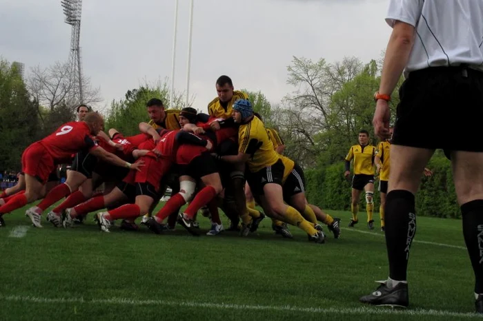 Steaua a câştigat meciul cu CSM Bucureşti din Superliga la rugby * Foto: Marian Burlacu