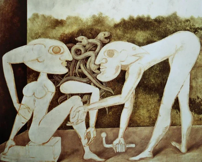 Compozitie pe tema Paladistei, 1945