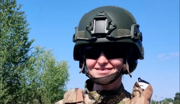 Iulia Mikitenko este locotenent în armata ucraineană FOTO Юлія Микитенко