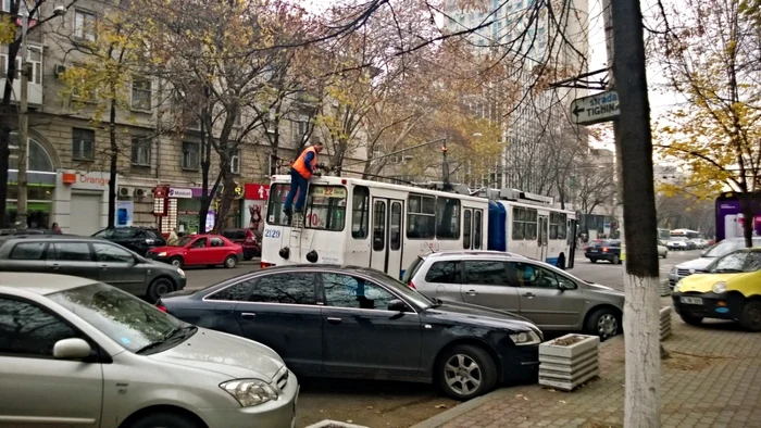 troleibuz accidentat chisinau