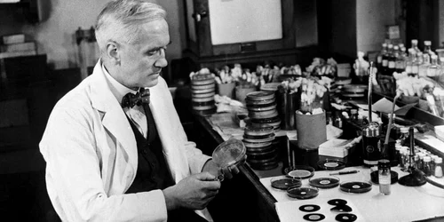 Omul de stiinta scotian Alexander Fleming descopera penicilina in toamna lui 1928 FOTO Guliver/ Getty Images