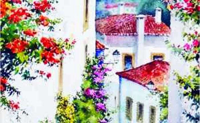 Pictorul a surprins culorile portugheze