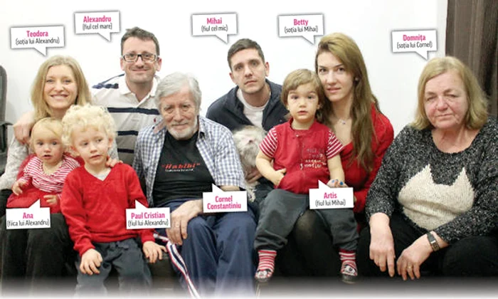 Cornel Constantiniu a împlinit 70 de ani la 6 aprilie 2015 și a fost sărbătorit în familie