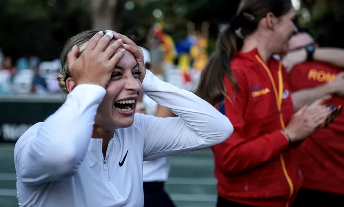Ana Bogdan. FOTO: X / Billie Jean King Cup