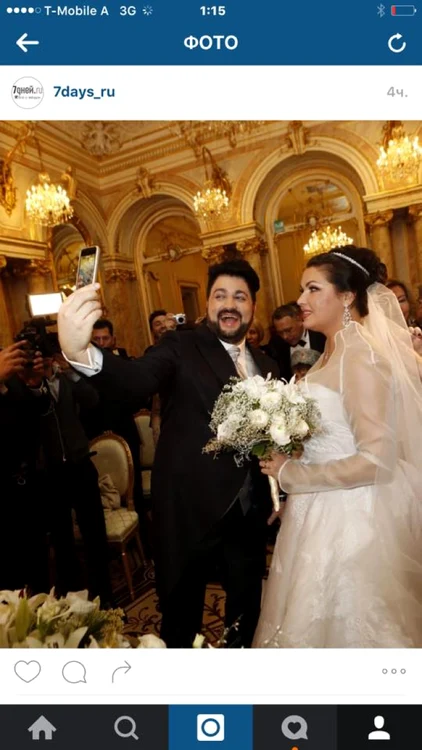 Anna Netrebko şi alesul ei, Yusif Eyvazov FOTO: Pagina Facebook Anna Netrebko