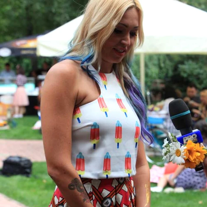 Raluca Zenga se află în România pentru o scurtă perioadă de timp Foto: Roberto Sălceanu