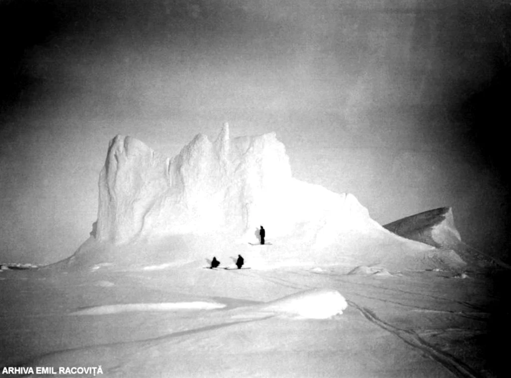 Exploratori în expediția „Belgica” din Antarctica