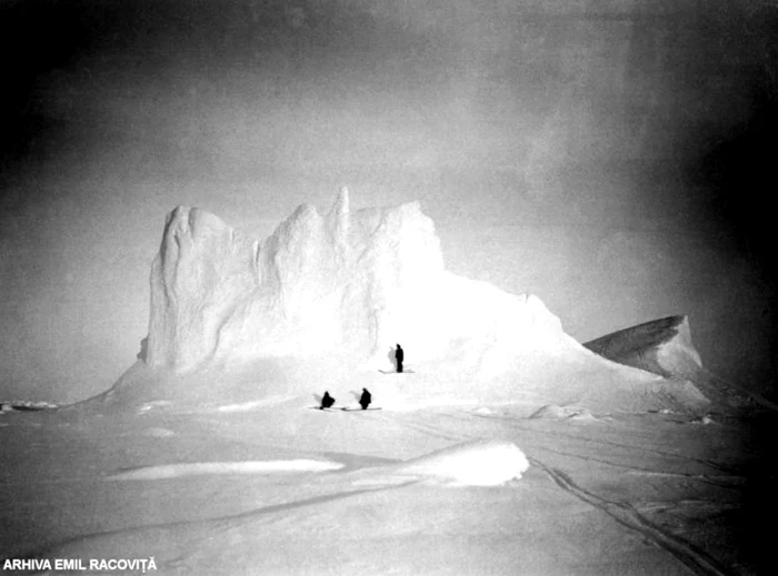 Exploratori în expediția „Belgica” din Antarctica
