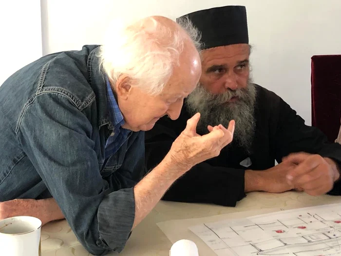 Arhitectul Dan Corneliu sursa foto arhiva stareț Andrei Tudor