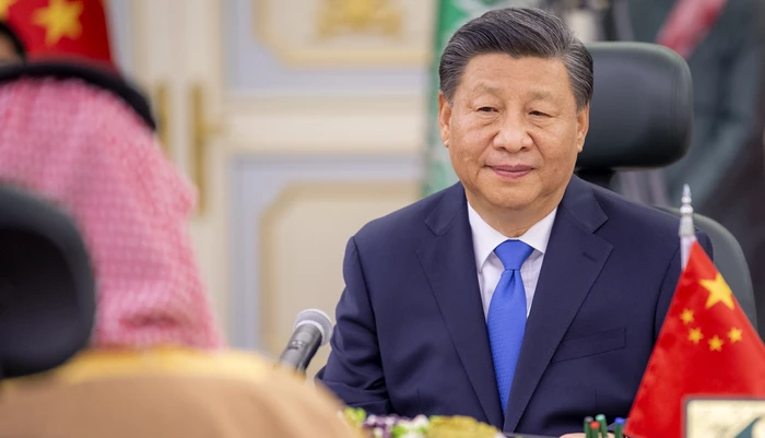 Xi Jinping în cadrul Întrevederii cu Mohammed bin Salman FOTO EPA-EFE