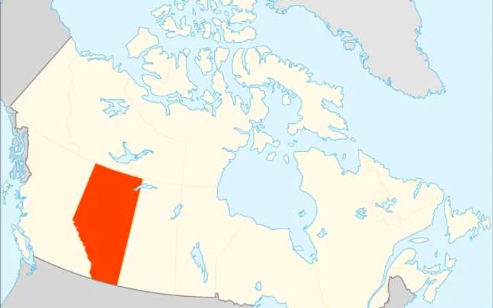 canada provincia alberta harta FOTO wikimedia.org