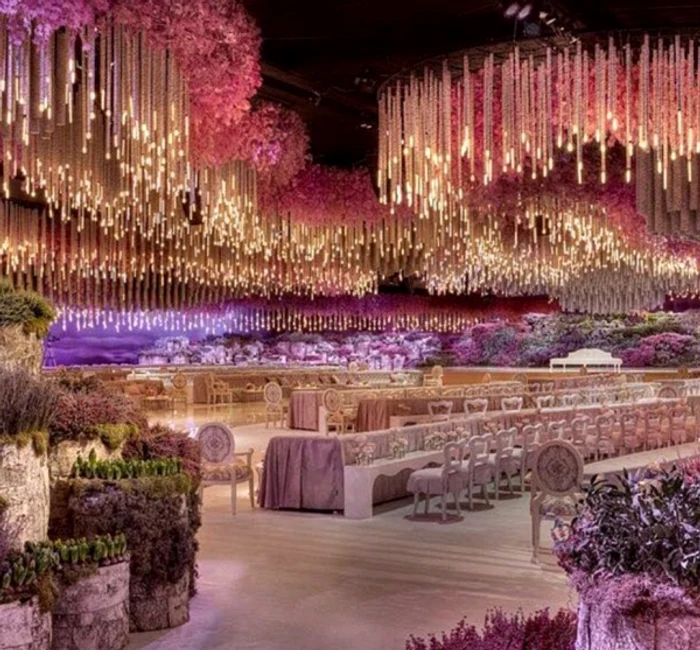 Decorul a fost parcă scos din basme