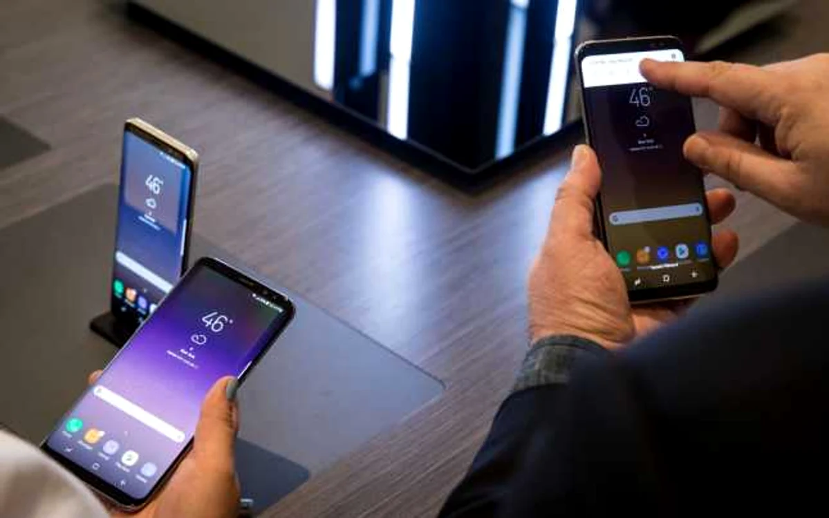 Samsung Galaxy S8 are un ecran de 5,8 inci. FOTO Getty Images
