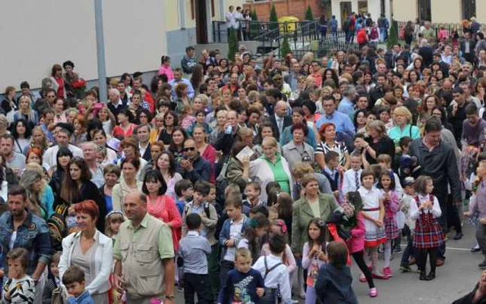 Colegiul Naţional Decebal din Deva. Deschiderea anului şcolar 2014 - 2015. FOTO