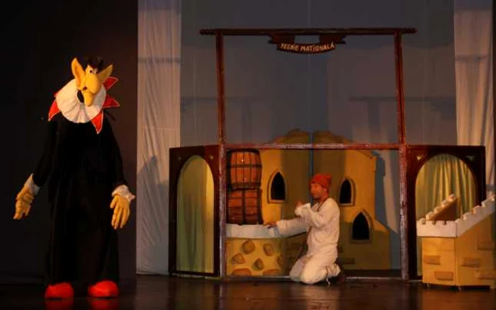 Scenă din spectacolul ”Sânziana şi Pepelea” Foto: Teatrul Gulliver