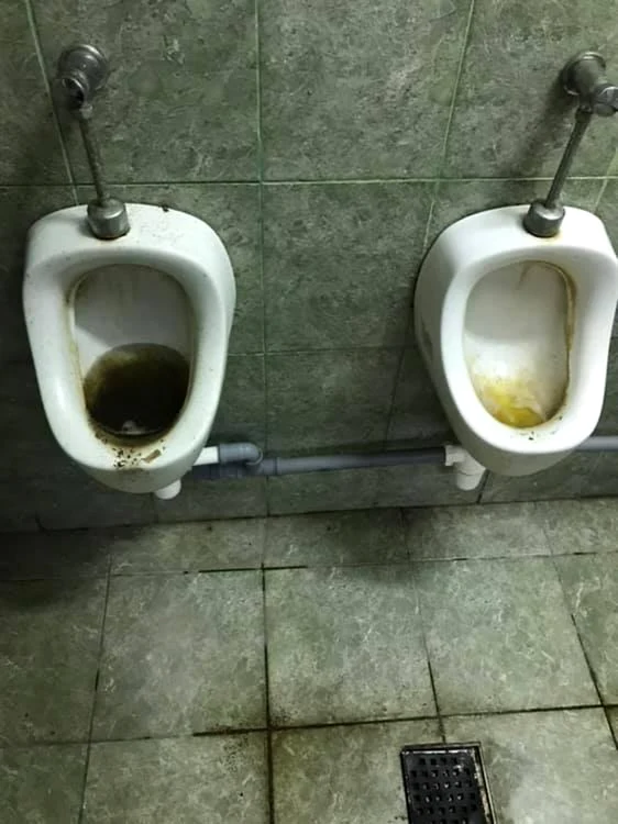Aşa arată toaletele de la intrarea în România