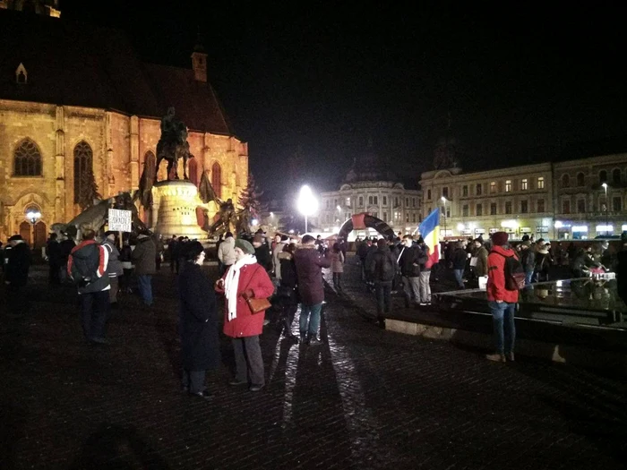 cluj protest ziua a 7 -a. foto florina pop