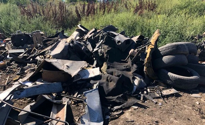 Bărbații au ars deșeuri în depozite neautorizate FOTO IPJ Ialomița