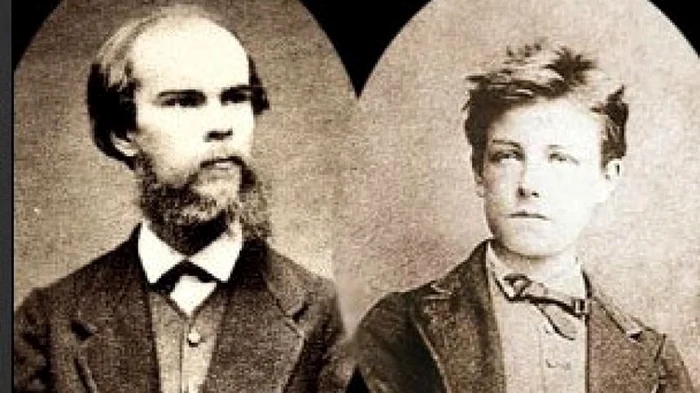 Paul Verlaine şi Arthur Rimbaud. Foto arhivă