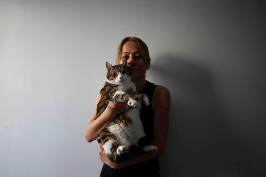 Jale are și o pisică obeză pe care a pus-o la regim (Foto: Profimedia)