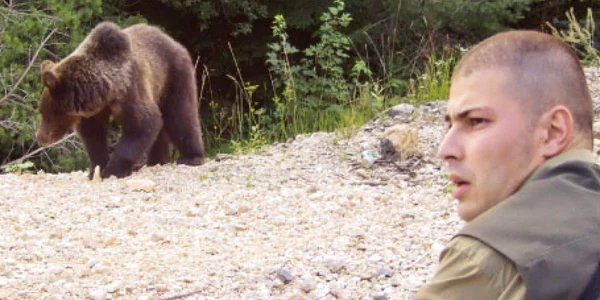 George Vasile supraveghează urşii apăruţi în Sinaia