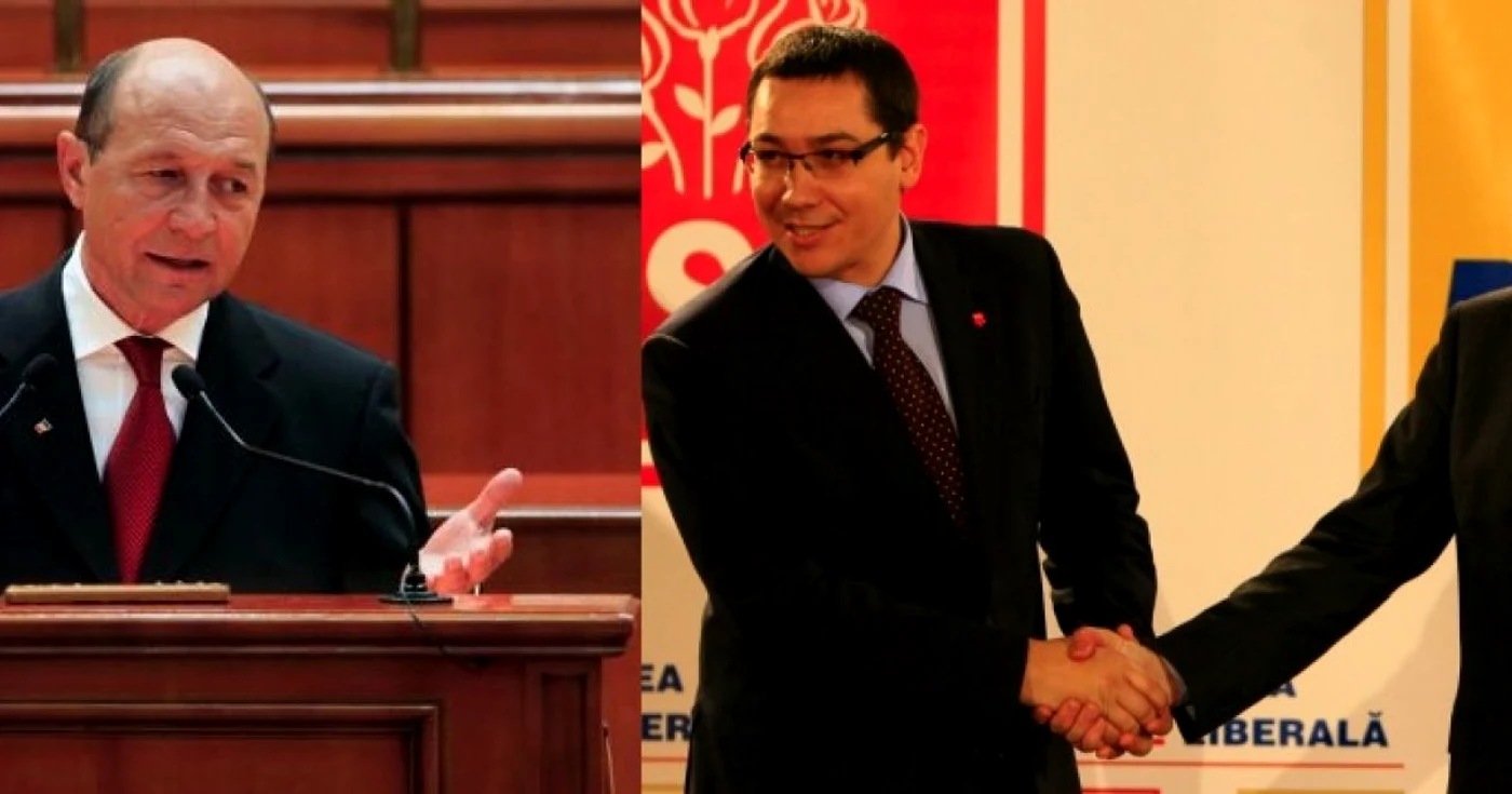 Traian Basescu, Victor Ponta şi Crin Antonescu
