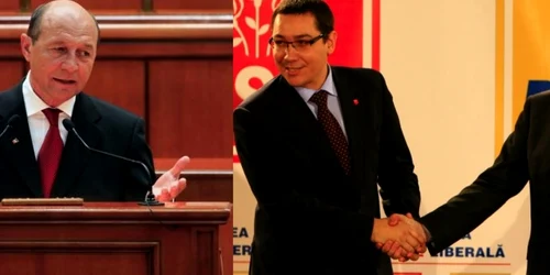 Traian Basescu, Victor Ponta şi Crin Antonescu