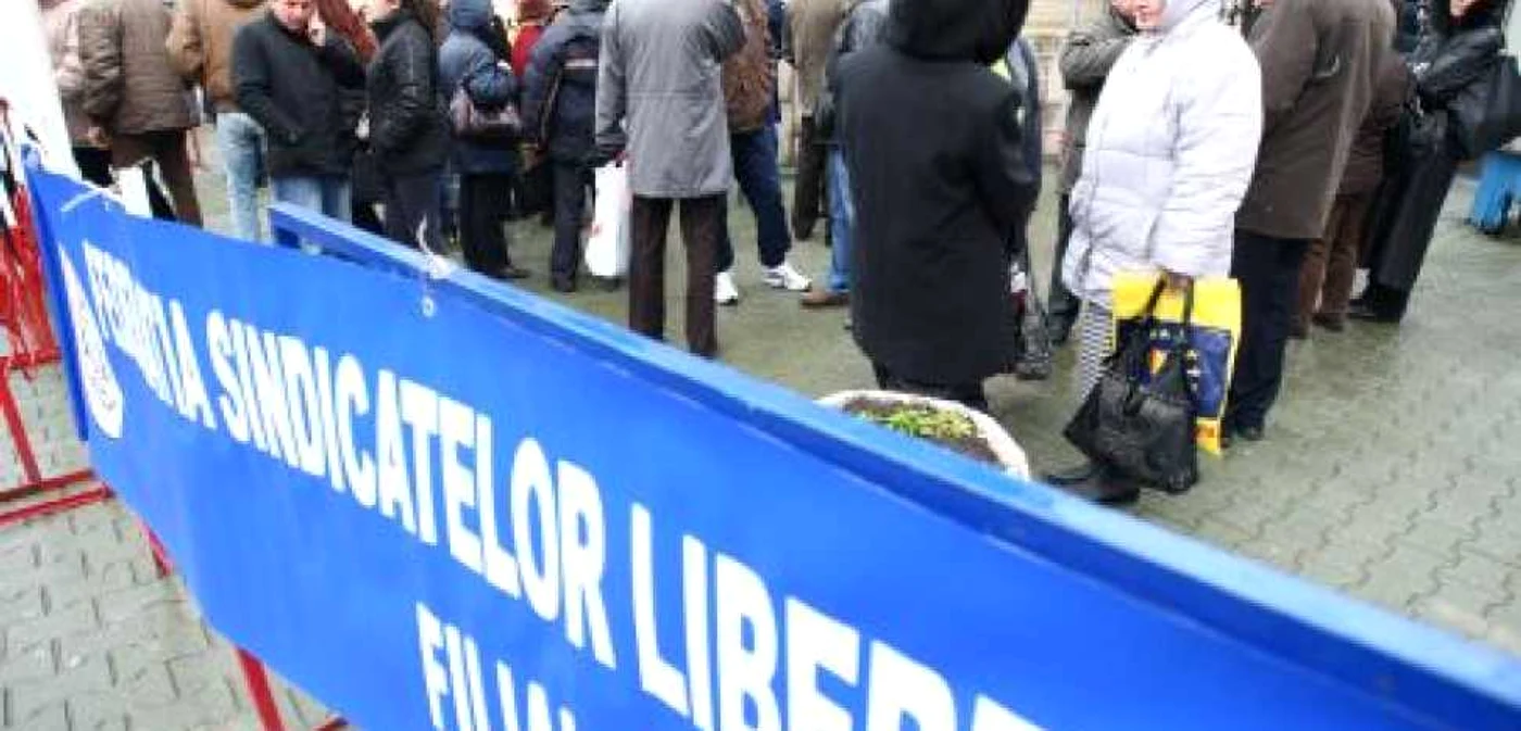 protest profesori Craiova FSLI Dolj
