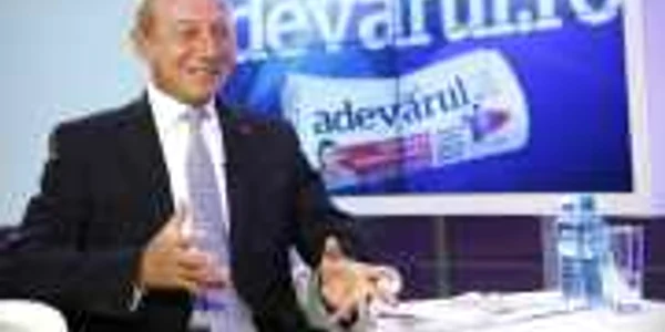 Traian Basescu la Adevarul LIVE FOTO Eduard Enea 