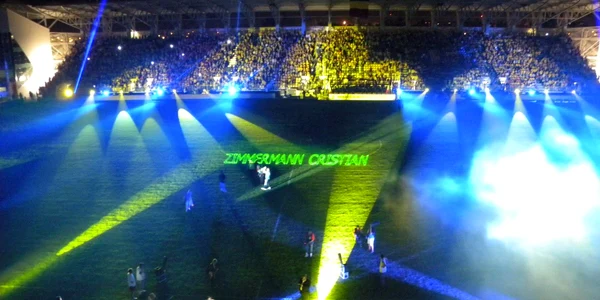 Spectacol de lumini la Ploieşti