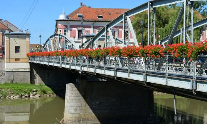 Podul de fier de la Lugoj FOTO Cetăţeanul