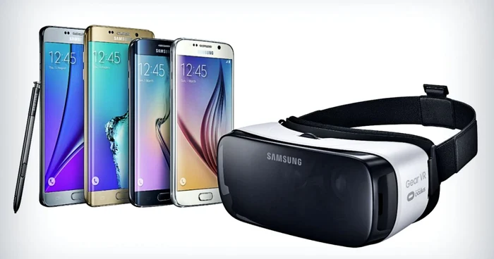 Noul Samsung Gear VR funcţionează cu noile telefoane Samsung.