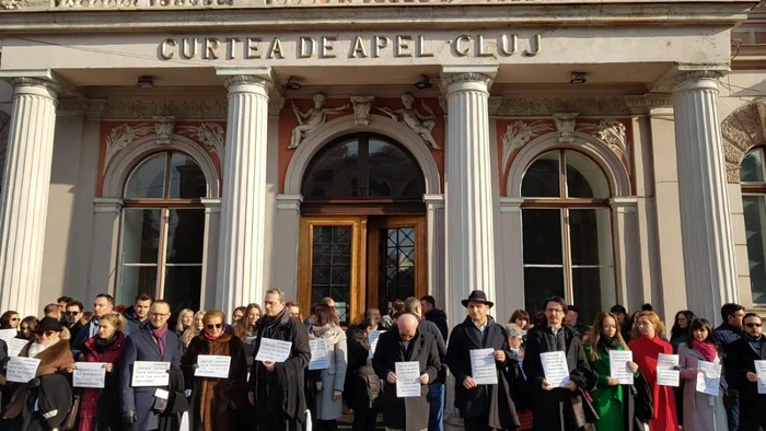 protest magistrati Cluj