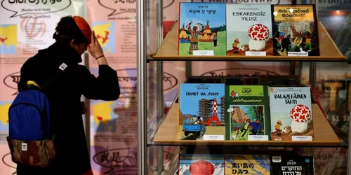 Aventurile lui Tintin in diferite limbi FOTO EPA-EFE