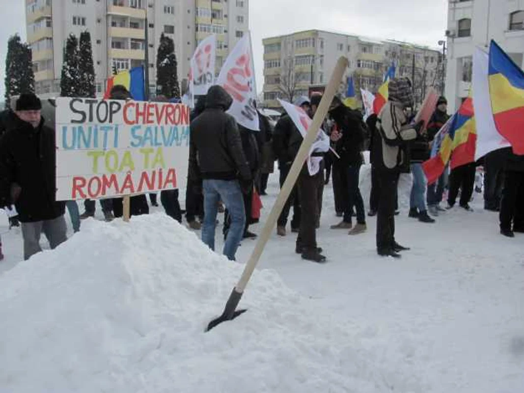 protest anti chevron iarna