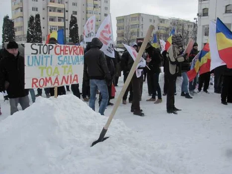 protest anti chevron iarna