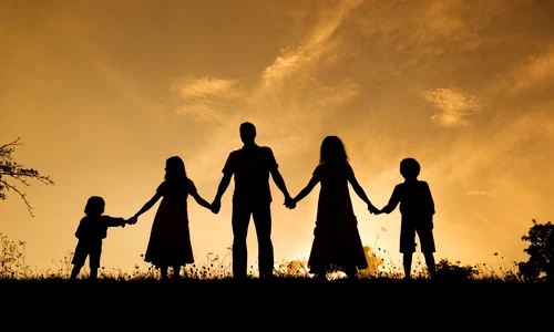 graphicstock silhouettes of happy parents having fun with their children HCPPbesb  jpg