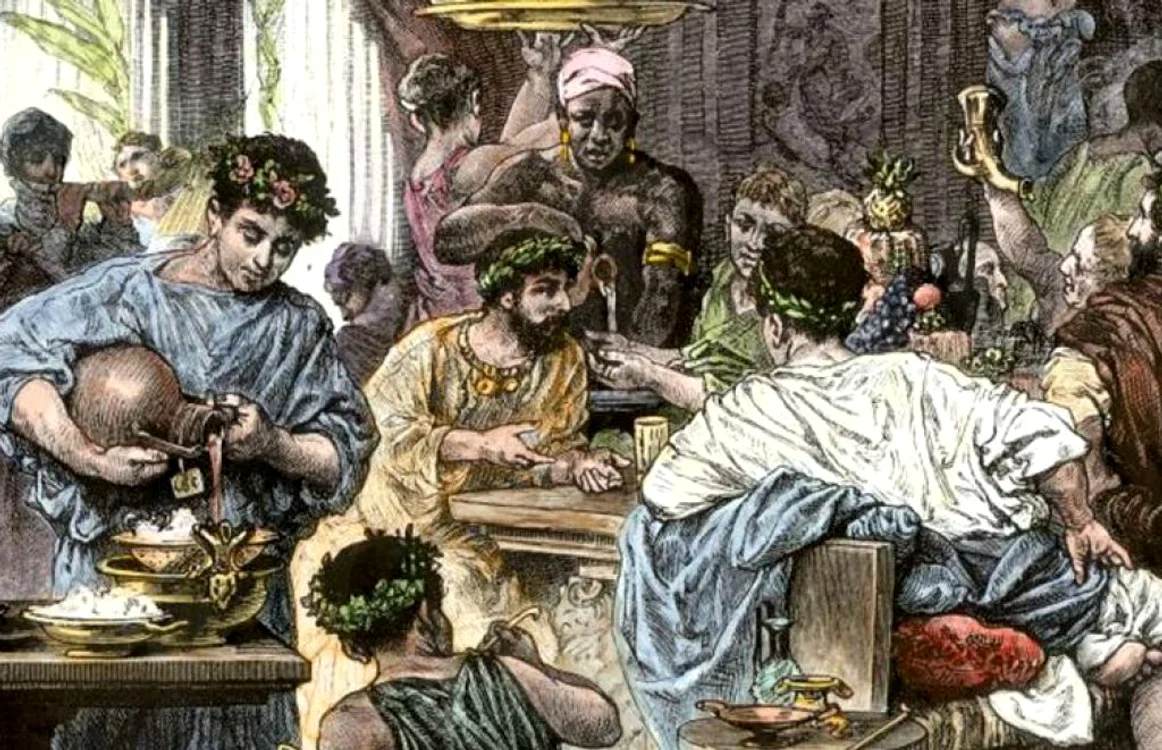 Cum erau petrecerile pe vremurile romanilor. 