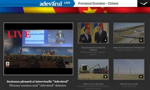Forumul Româno Chinez, pe adevarul ro, în exclusivitate jpeg