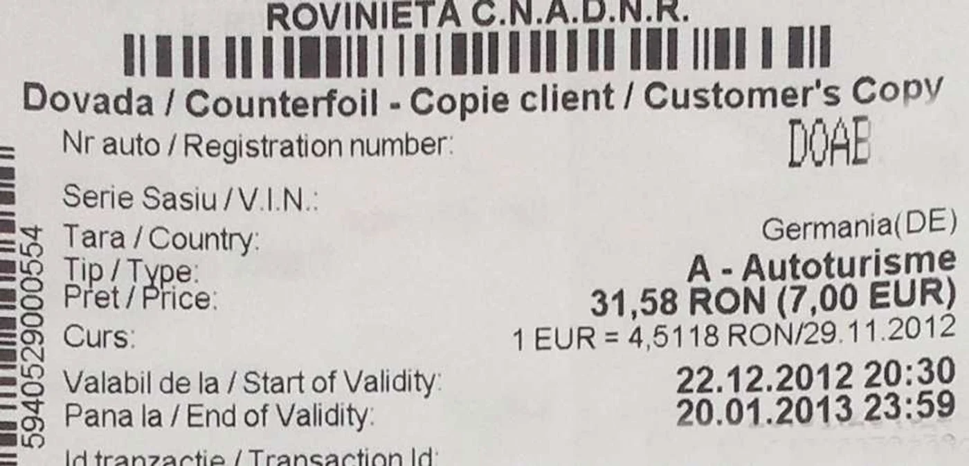 Gata cu drumurile până la benzinărie, rovinieta poate fi cumpărată şi prin SMS