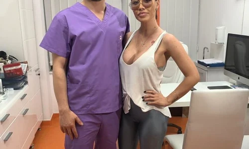 Raluca Podea poartă ochelari de soare după blefaroplastia făcută la dr  Călin Doboş  jpeg